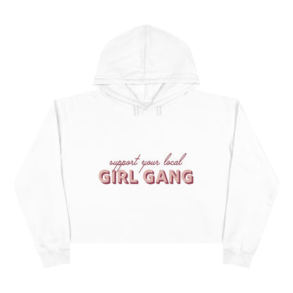 Girl Gang Cropped Hoodie