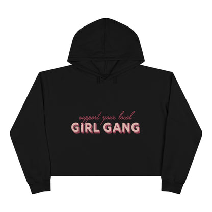 Girl Gang Cropped Hoodie