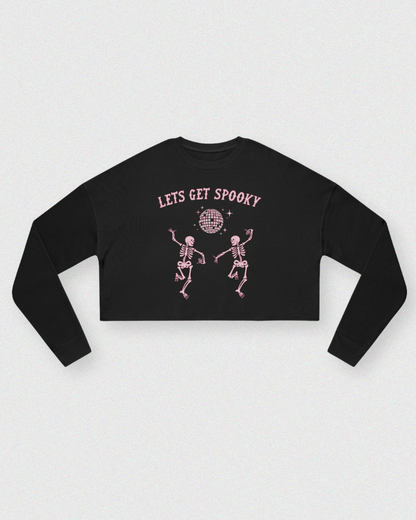 Get Spooky Cropped Crewneck