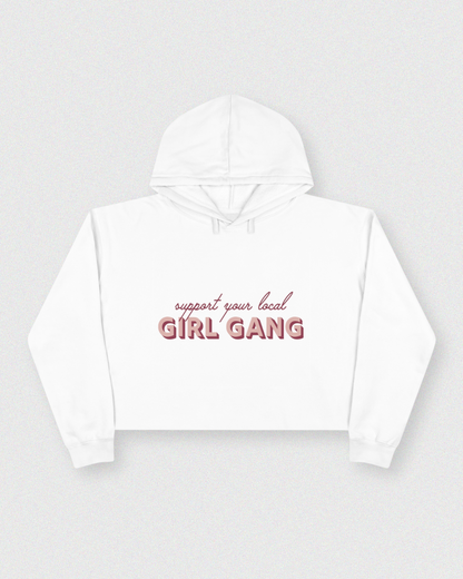 Girl Gang Cropped Hoodie