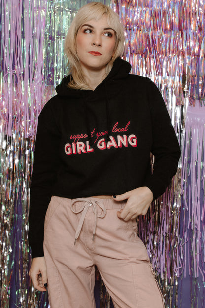 Girl Gang Cropped Hoodie